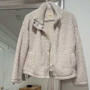 Thread & Supply Cream Teddy Sherpa Jacket